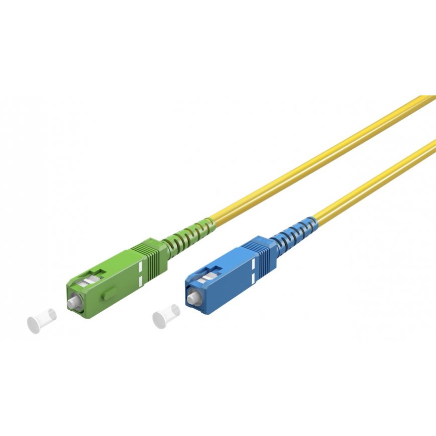Goobay 59666 InfiniBand- ja kuituoptiikkakaapeli 30 m SC FTTH Keltainen