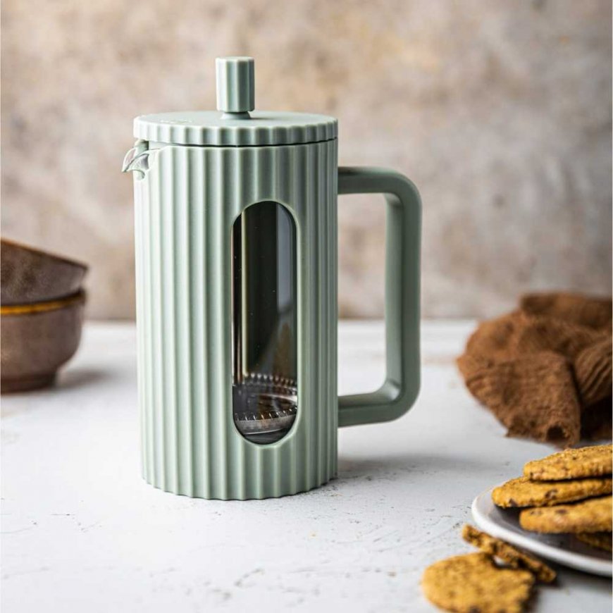 ZAPARZACZ DO HERBATY KAWY SZKLANY FRENCH PRESS 1000 ML Green KLAUSBERG KB-7755 – 2