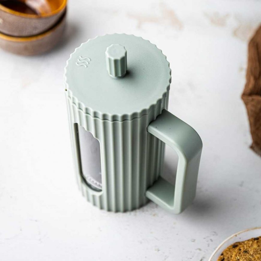 ZAPARZACZ DO HERBATY KAWY SZKLANY FRENCH PRESS 1000 ML Green KLAUSBERG KB-7755 – 5
