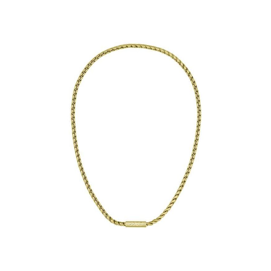 Hugo Boss Stylish gold-plated necklace for men Doran 1580694 – 3