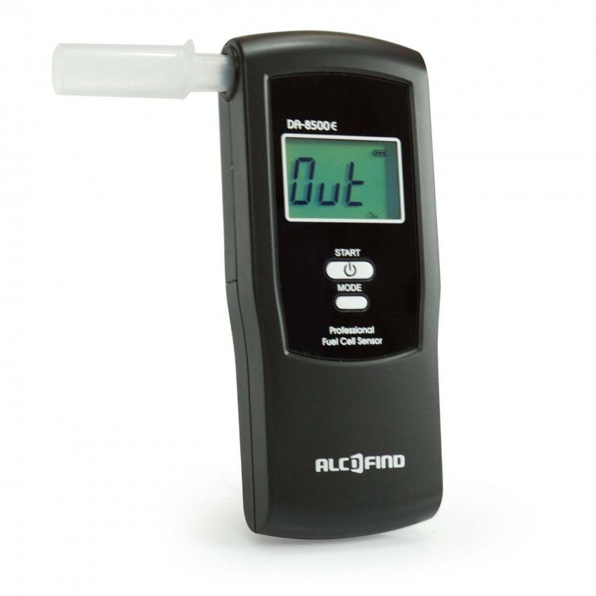 Alcofind DA 8500E electrochemical breathalyzer + mouthpieces – 4