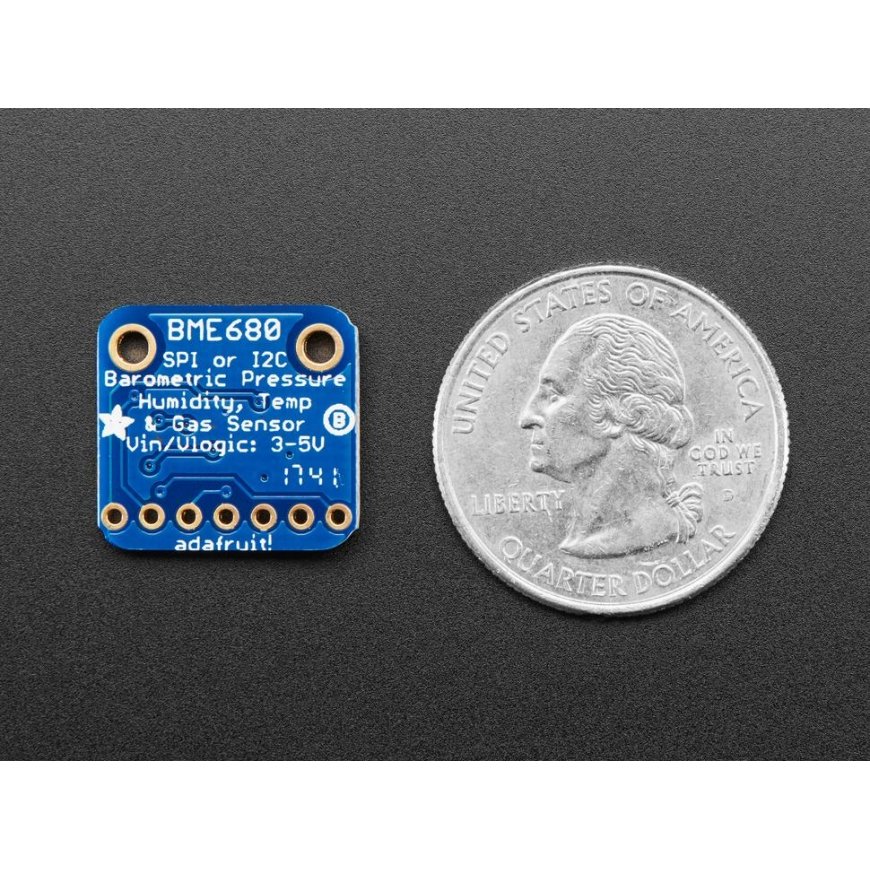 Adafruit BME680 - Temperature Humidity Pressure VOC Gas Sensor 3.3V - 5V I2C / SPI – 3