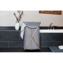 Wenko Bamboo Bamboo laundry basket, closed, capacity 79 liters Wenko Bamboo Bamboo laundry basket, closed, capacity 79 liters