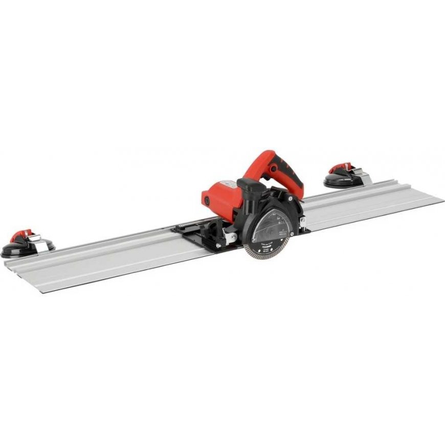 Yato Stone/concrete groove cutting tool | with guide and extraction 125 mm | 1400W (YT-821591) – 4