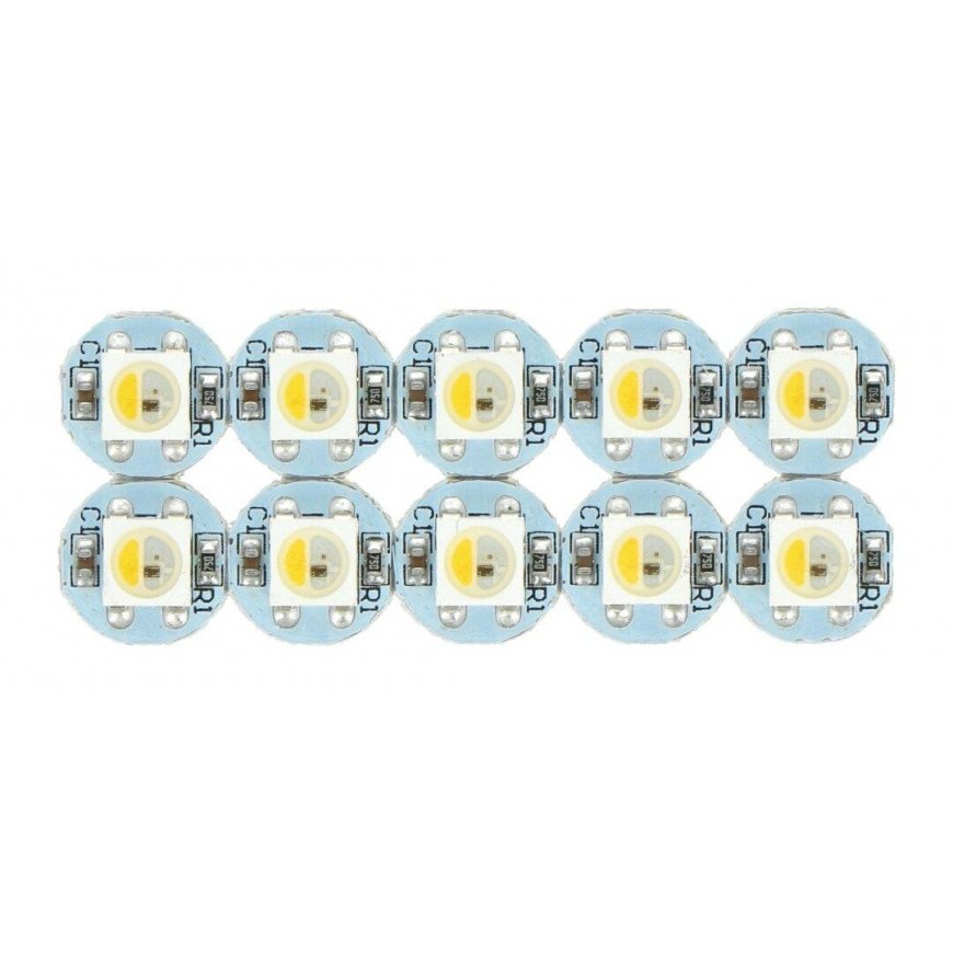 NeoPixel RGBW Mini Button PCB SK6812 LEDs 10 pcs, - Adafruit 4776 – 2