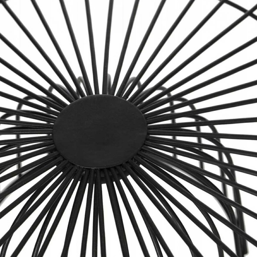 Secret De Gourmet Vaisių krepšelis su pagrindu, metalinis, 28 cm, juodas – 3