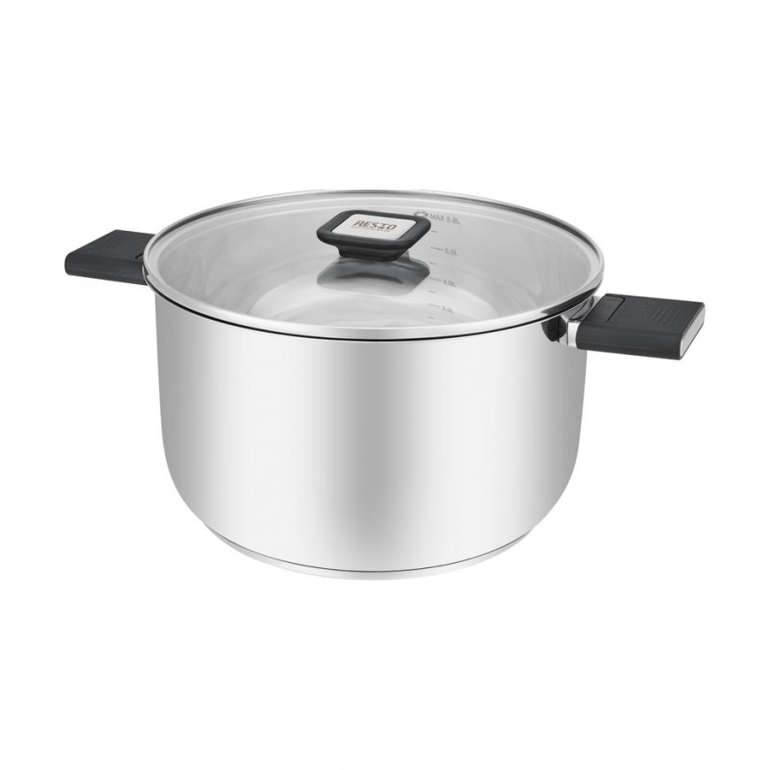 Resto Kitchenware Anser 5,8 l Ümmargune Must, Roostevaba teras – 2