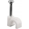 Goobay Cable Clip 4 mm, white Goobay Cable Clip 4 mm, white