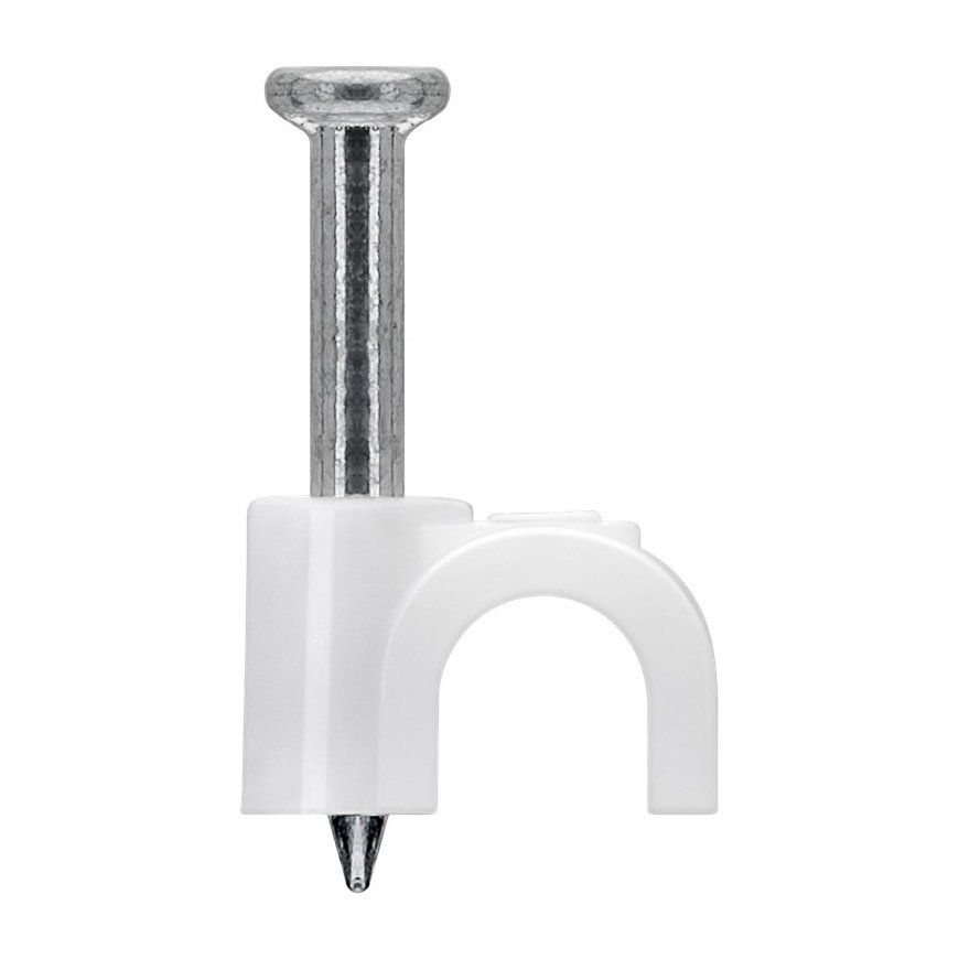 Goobay 17076 kabelio apkaba Balta 100 vnt – 2