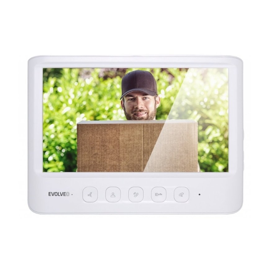 Evolveo DoorPhone DPIK06W видеодомофон 17,8 cm (7") Черный, Белый – 2