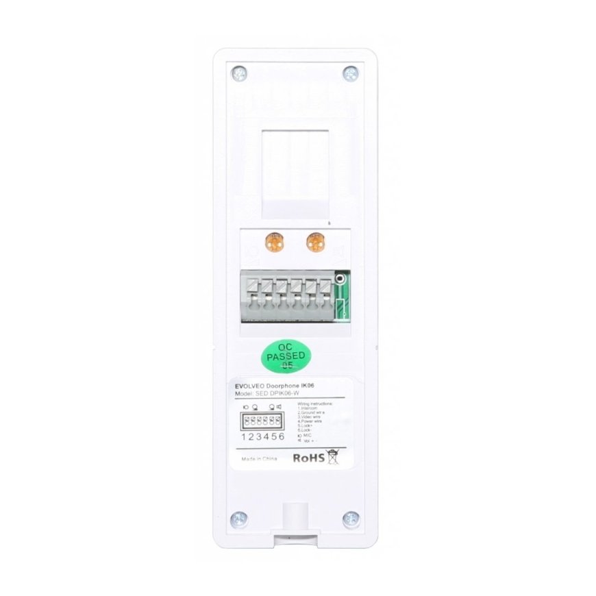 Evolveo DoorPhone DPIK06W видеодомофон 17,8 cm (7") Черный, Белый – 3