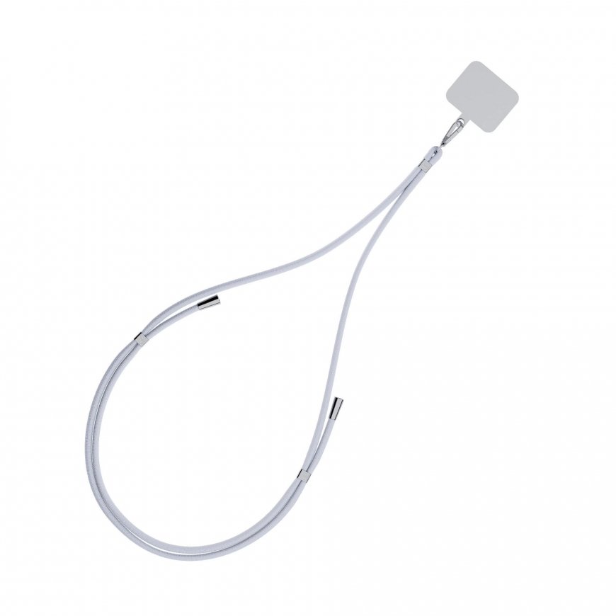 3MK EasyClip strap Mobile phone Nylon, Zinc Grey, Silver