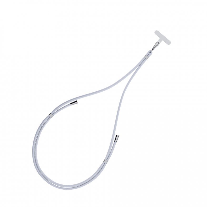 3MK EasyClip rihm Mobiiltelefon Nailon, Tsink Hall, Hõbe – 2