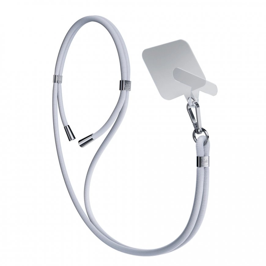 3MK EasyClip strap Mobile phone Nylon, Zinc Grey, Silver – 4