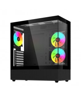 Savio SIGMA X1 kompiuterio korpusas „Midi Tower“ Juoda