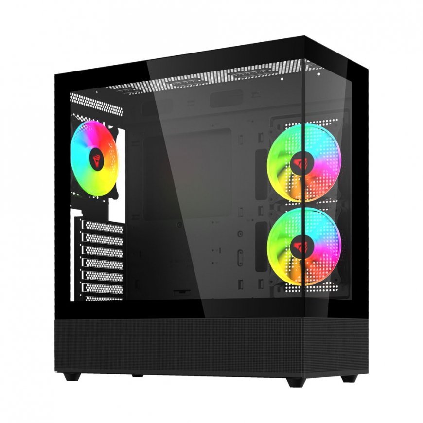 Savio SIGMA X1 tietokonekotelo Midi Tower musta