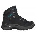 LOWA Renegade GTX Mid Ws Женский Для взрослых Черный, Бирюзовый