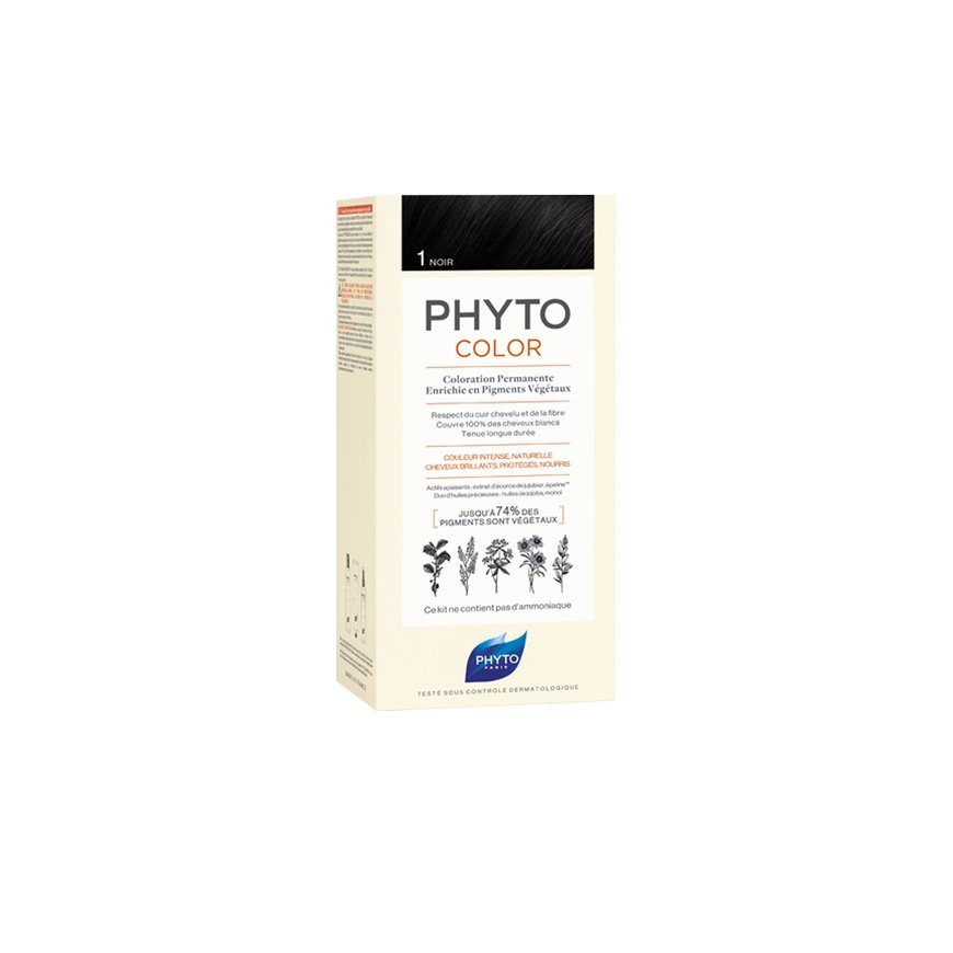 PHYTO PHYTOCOLOR Hiusväri musta 112 ml