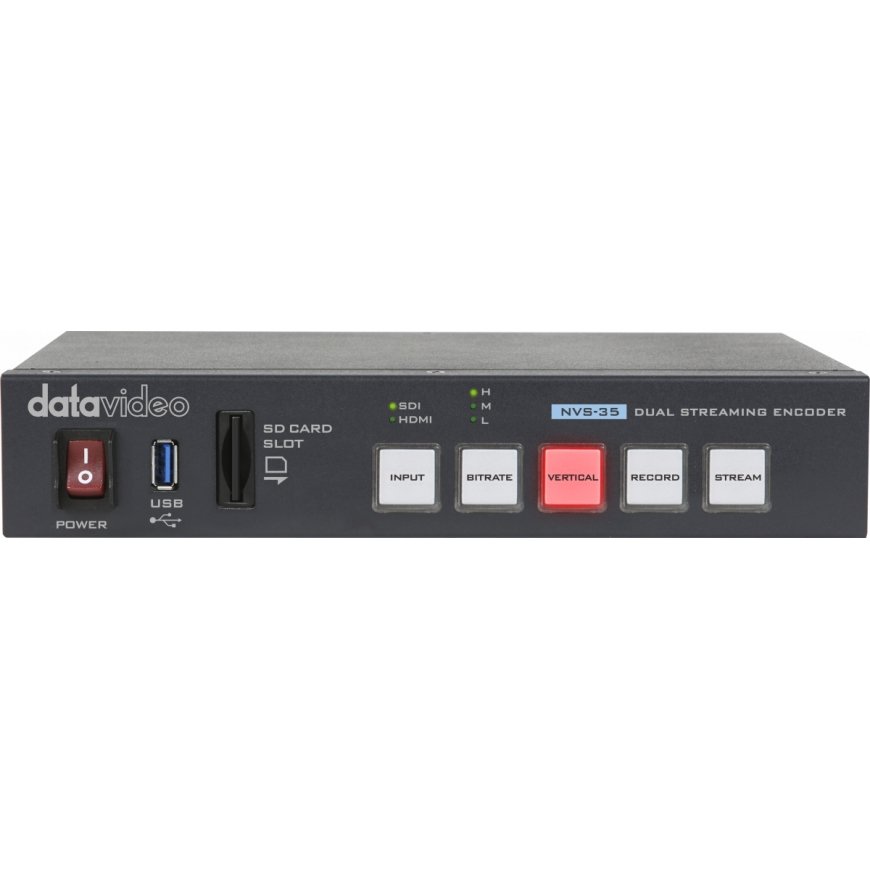 DataVideo NVS-35 Juoda