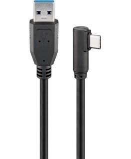 Wentronic 66502 USB cable USB 3.2 Gen 1 (3.1 Gen 1) 1.5 m USB C USB A Black