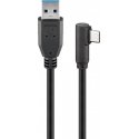 Wentronic 66502 USB kabelis USB 3.2 Gen 1 (3.1 Gen 1) 1,5 m USB C USB A Melns