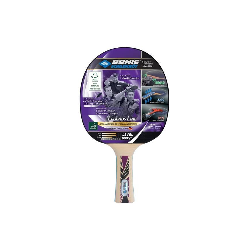Donic Schildkröt Legends 800 table tennis equipment Pink, Wood