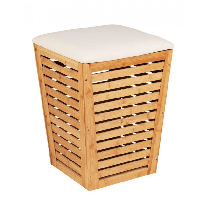 WENKO Bambusa pesukorv 55 l Bamboo