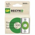 GP Batteries Recyko 3000 D industrial rechargeable battery Nickel-Metal Hydride (NiMH) 3000 mAh 1.2 GP Batteries Recyko 3000 D industrial rechargeable battery Nickel-Metal Hydride (NiMH) 3000 mAh 1.2