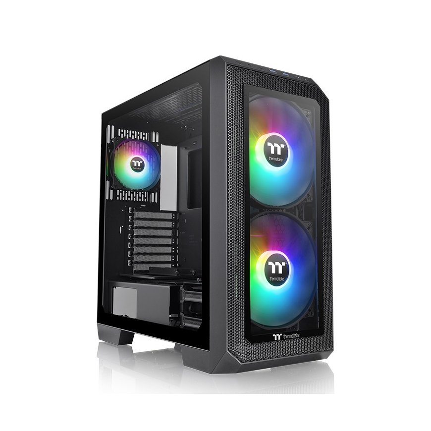 Thermaltake View 300 MX „Midi Tower“ Juoda – 4