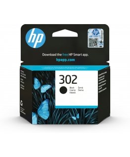 HP 302, alkuperäinen musta mustekasetti