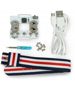 Micro:bit išmanusis kodavimo rinkinys - išmanusis laikrodis skirtas micro:bit - ElecFreaks EF08206
