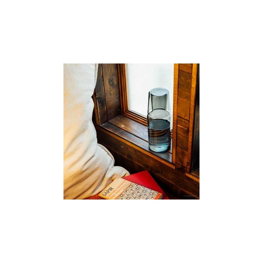 Hario – Colors Night Carafe and Glass Gray – 4