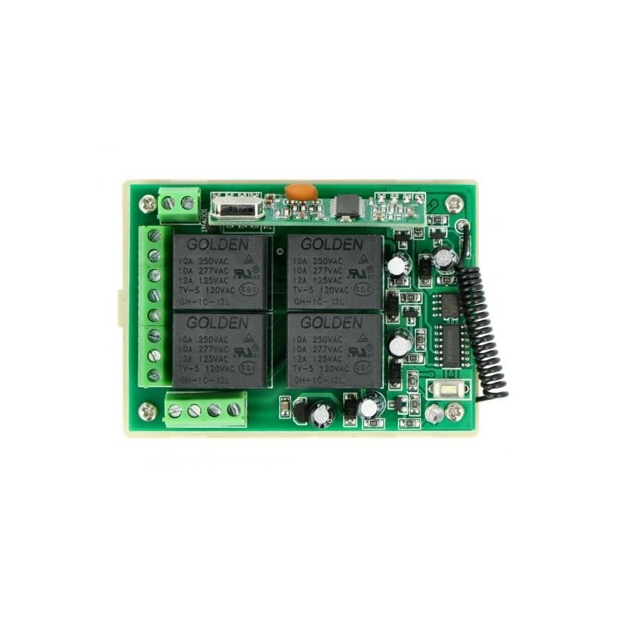 Elektrobim 4-channel relay 12-24VDC 433 Mhz with 2 control panels RCD-4C – 3