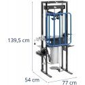 MSW Pneumatic spring compressor 410 mm dia. 105-180 mm 1 t 8 bar MSW Pneumatic spring compressor 410 mm dia. 105-180 mm 1 t 8 bar