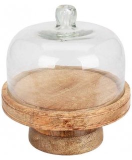 Home Styling Collection Mango medžio pyrago lėkštė, Ø 19 cm