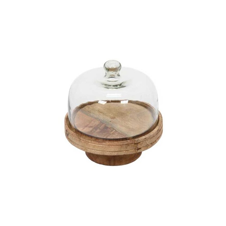 Home Styling Collection Mango wood cake plate, Ø 19 cm – 3