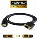 PremiumCord cable with HDMI to VGA converter, 2m