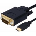 PremiumCord-kaapeli HDMI-VGA-muuntimella, 2m