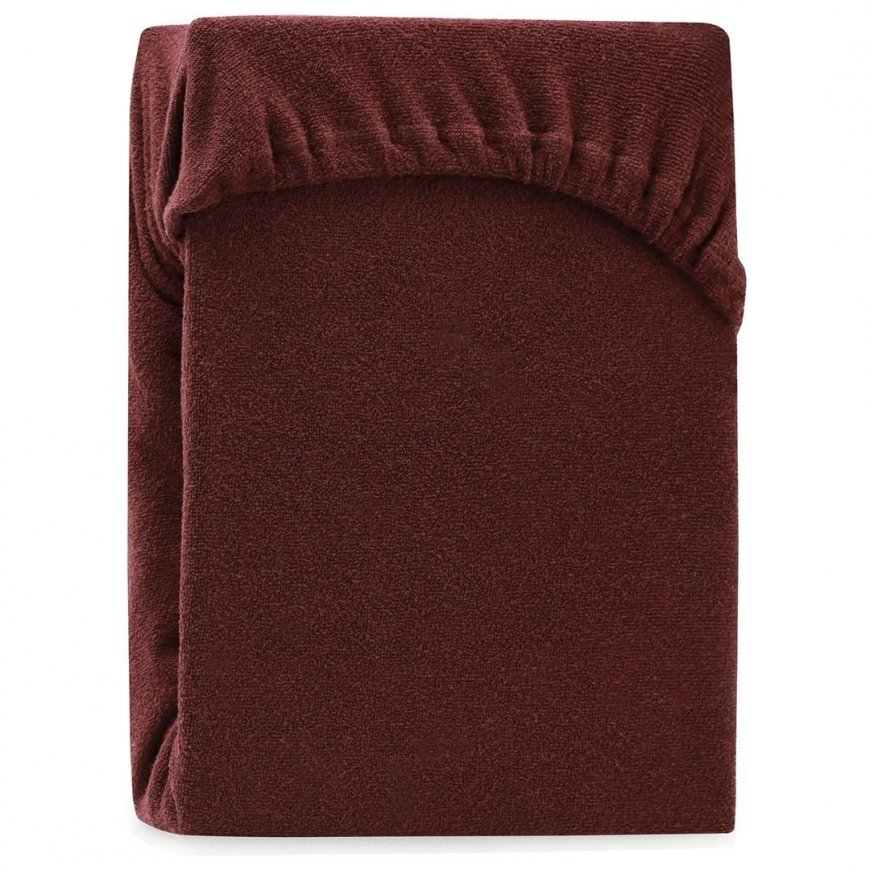 AmeliaHome Fitted sheet AH RUBY BROWN42 120-140x200+30 – 3