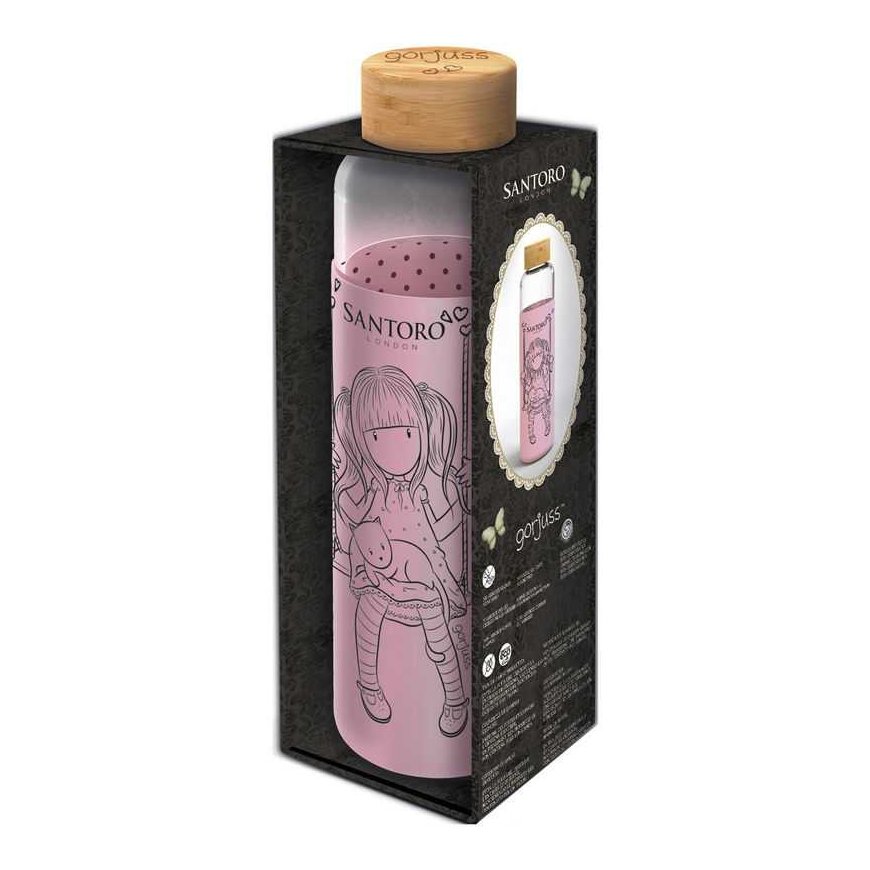 Gertuvė STOR Santoro buteliukas su užsukamu dangteliu, rožinis 585 ml