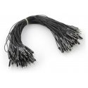Oem Liitäntäjohdot pin-pin 20cm musta - 100 kpl Oem Liitäntäjohdot pin-pin 20cm musta - 100 kpl