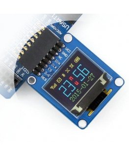 Graphic OLED color display 0.95" (A) 96x64px SPI, angled connectors, Waveshare 10507
