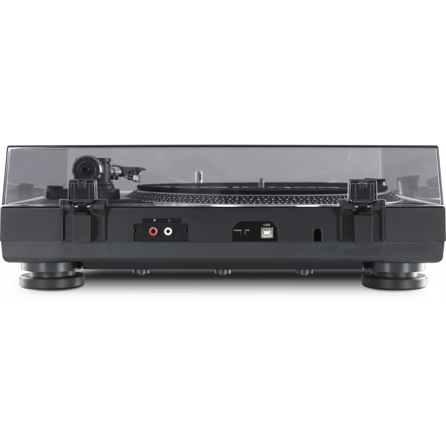 TechniSat TechniPlayer LP 300 Direct-drive vinüülplaadimängija Must, Hõbe – 3