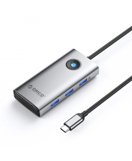 Orico PW11-6P USB-C Hub Docking Station 3x USB-A 3.0 + 1x USB-C 2.0 + 1x HDMI - Gray