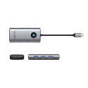 Orico PW11-6P USB-C šakotuvo prijungimo stotis 3x USB-A 3.0 + 1x USB-C 2.0 + 1x HDMI - pilka Orico PW11-6P USB-C šakotuvo prijungimo stotis 3x USB-A 3.0 + 1x USB-C 2.0 + 1x HDMI - pilka