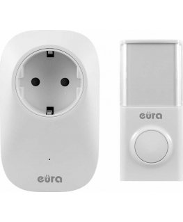 WIRELESS BELL WITHOUT BATTERY WITH 230 V AC SOCKET WDP-91H2 AC 230V EURA