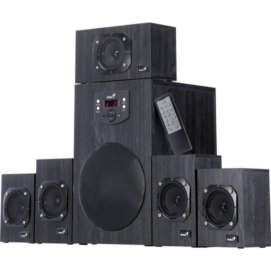 Computer speakers KYE 31730015400 Genius Speakers SW-HF5.1 4500 II, black