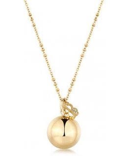 Brosway Long Gold Plated Necklace with Bell Four Leaf Clover Chakra BHKN155