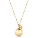 Brosway Long Gold Plated Necklace with Bell Four Leaf Clover Chakra BHKN155 Brosway Long Gold Plated Necklace with Bell Four Leaf Clover Chakra BHKN155