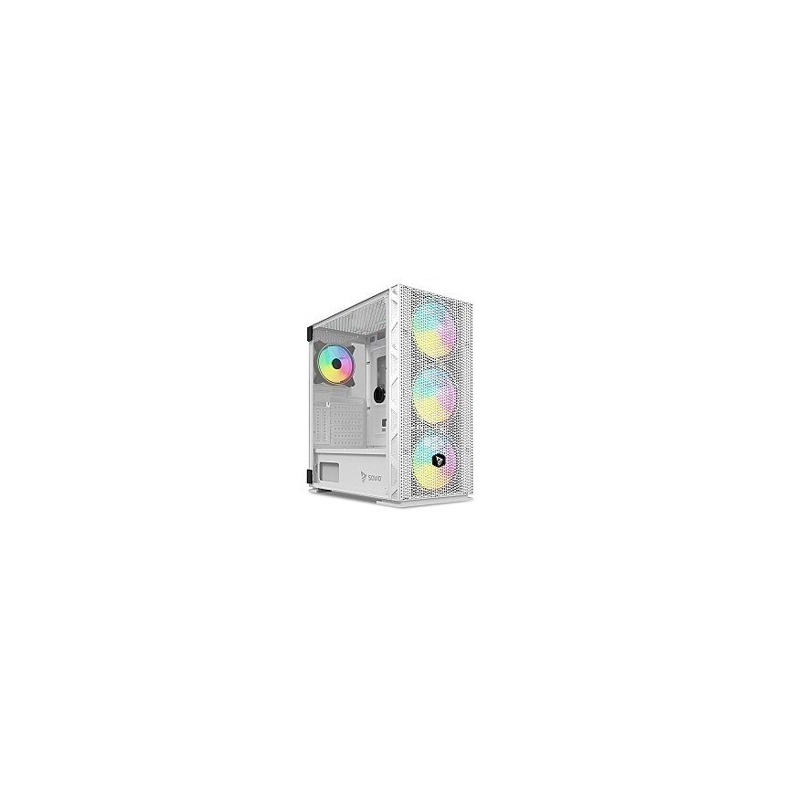 Crono CRONO dėklas PCC-200-3 Midi Tower, bezzdroje, juoda – 2